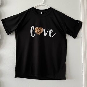 Black Love T-Shirt Súper Soft Size Medium